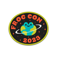 Frog Con 2023 embroidered patch