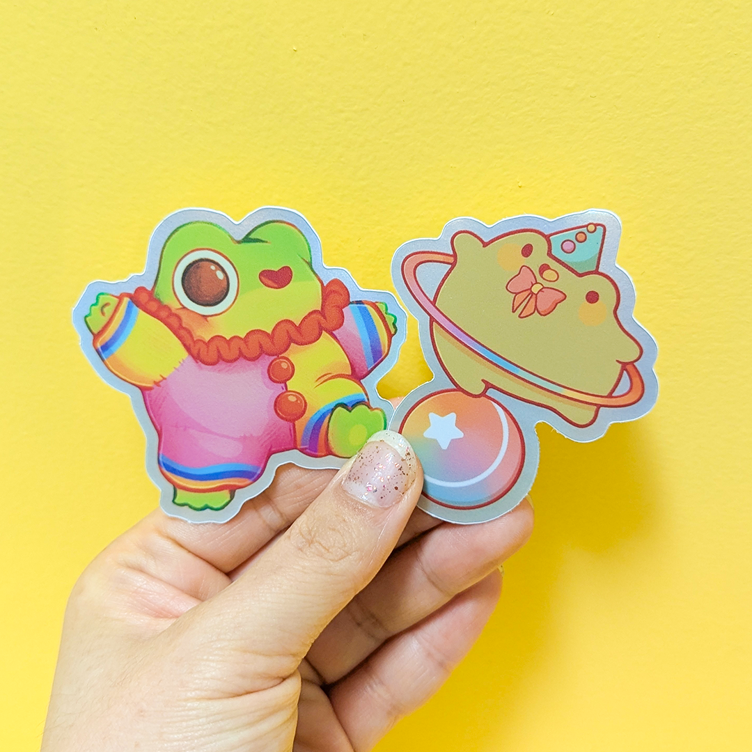 Frog Con 2025 Featured Artist stickers