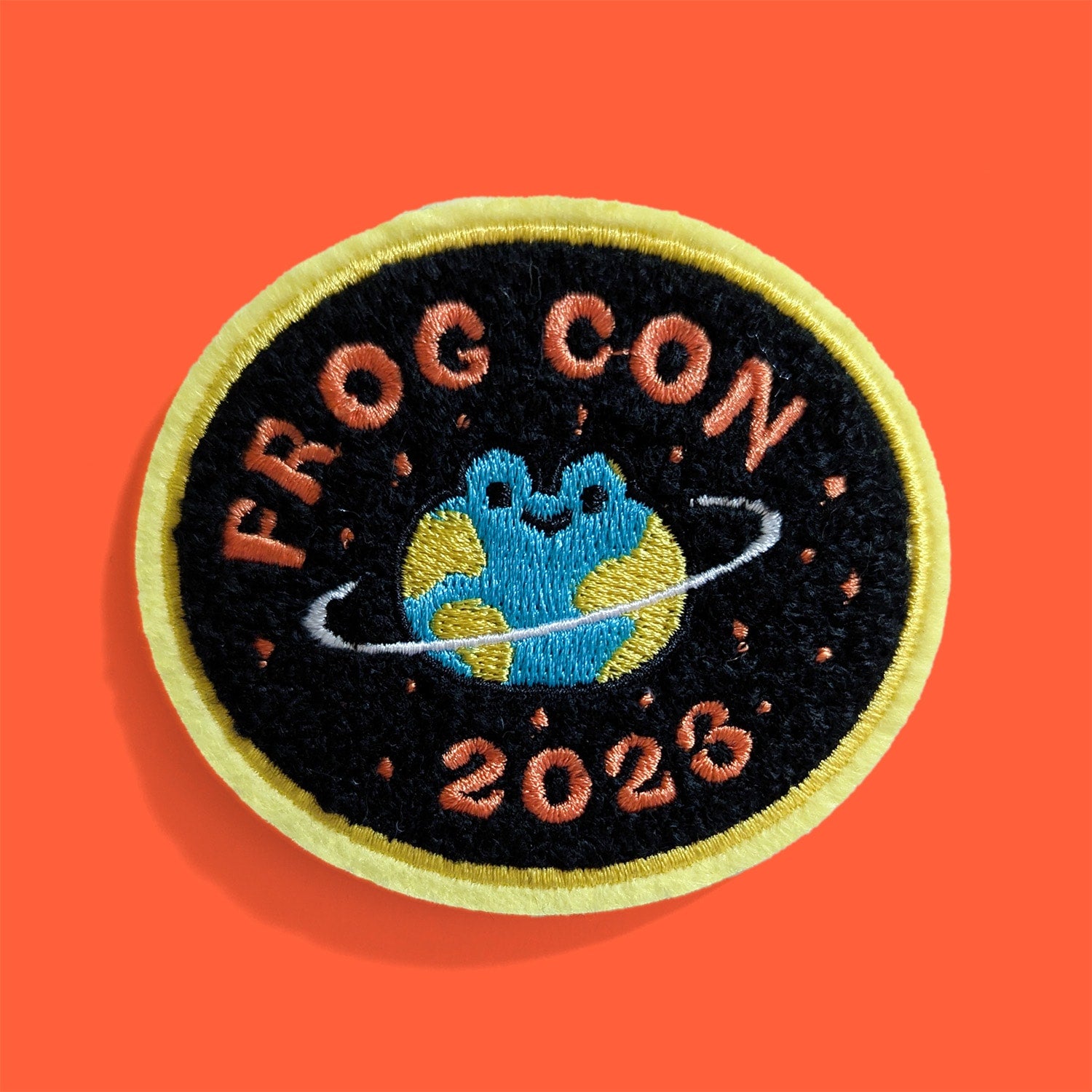 Frog Con 2023 embroidered patches
