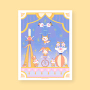 Reach Your Fool Potential riso print by oddlybuddy