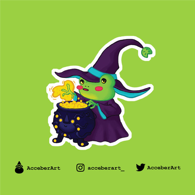 Frog Cult Halloween Sticker pack A